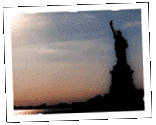 Statue of Liberty in soft light (not Photoshopped)