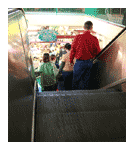 Escalator Ride - Broadway Market in Buffalo, NY